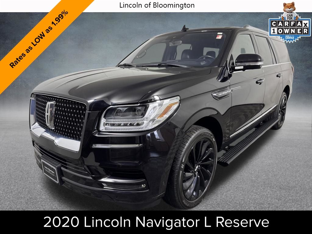 Black 2020 Lincoln Navigator SUV / Crossover Four-Wheel Drive Automatic