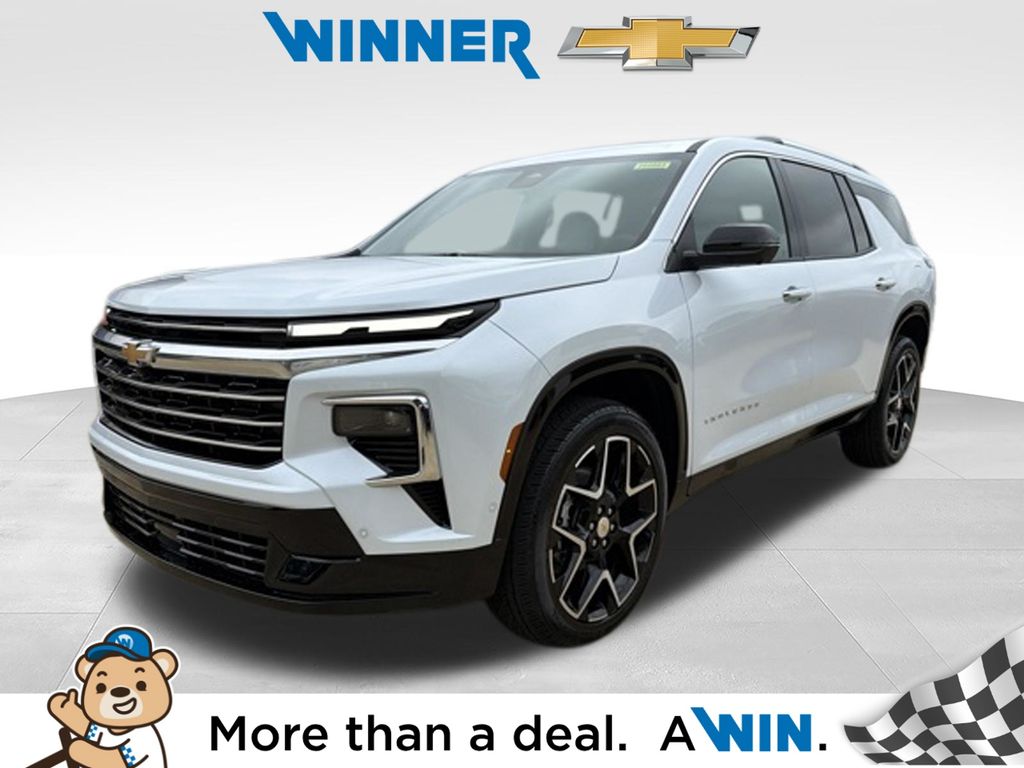 Polar White Tricoat 2026 Chevrolet Traverse SUV / Crossover Four-Wheel Drive 8-Speed Automatic