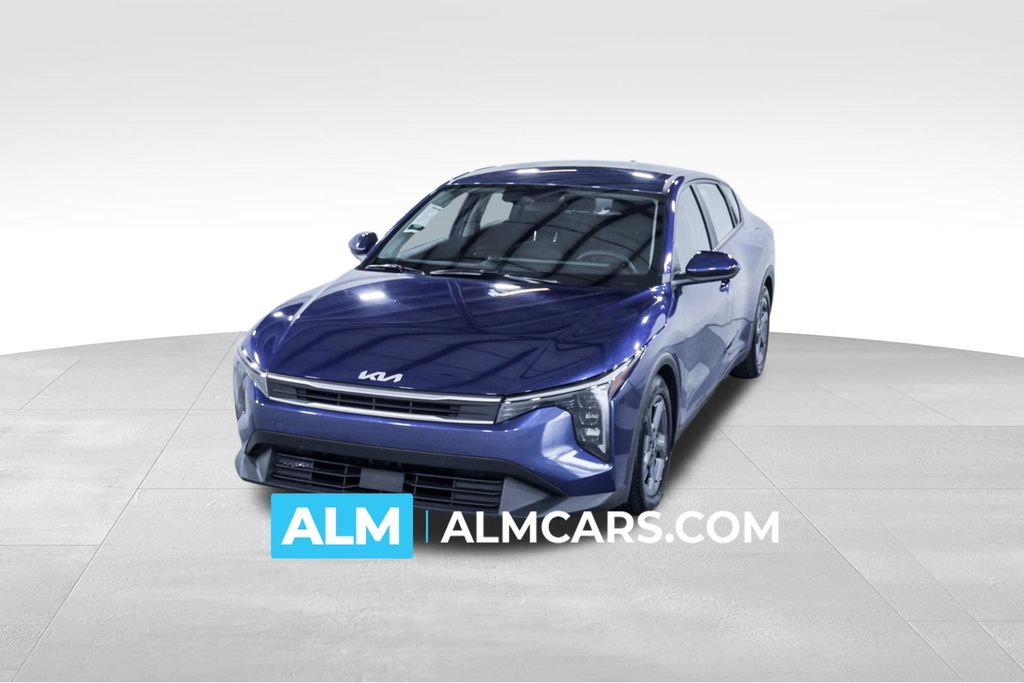 Deep Sea Blue 2025 Kia K4 LXS FWD Sedan Front-Wheel Drive Continuously Variable Transmission