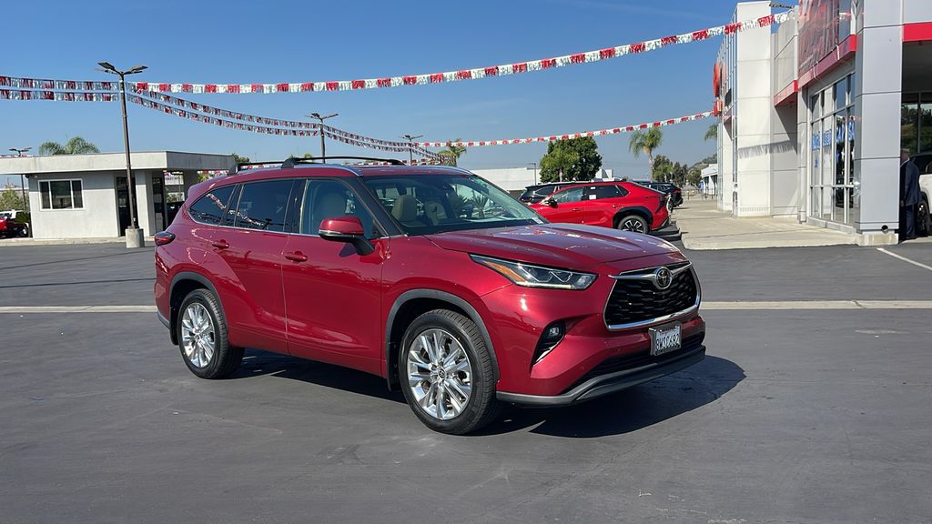 Red (Ruby Flare Pearl) 2021 Toyota Highlander Limited AWD SUV / Crossover All-Wheel Drive 8-Speed Automatic