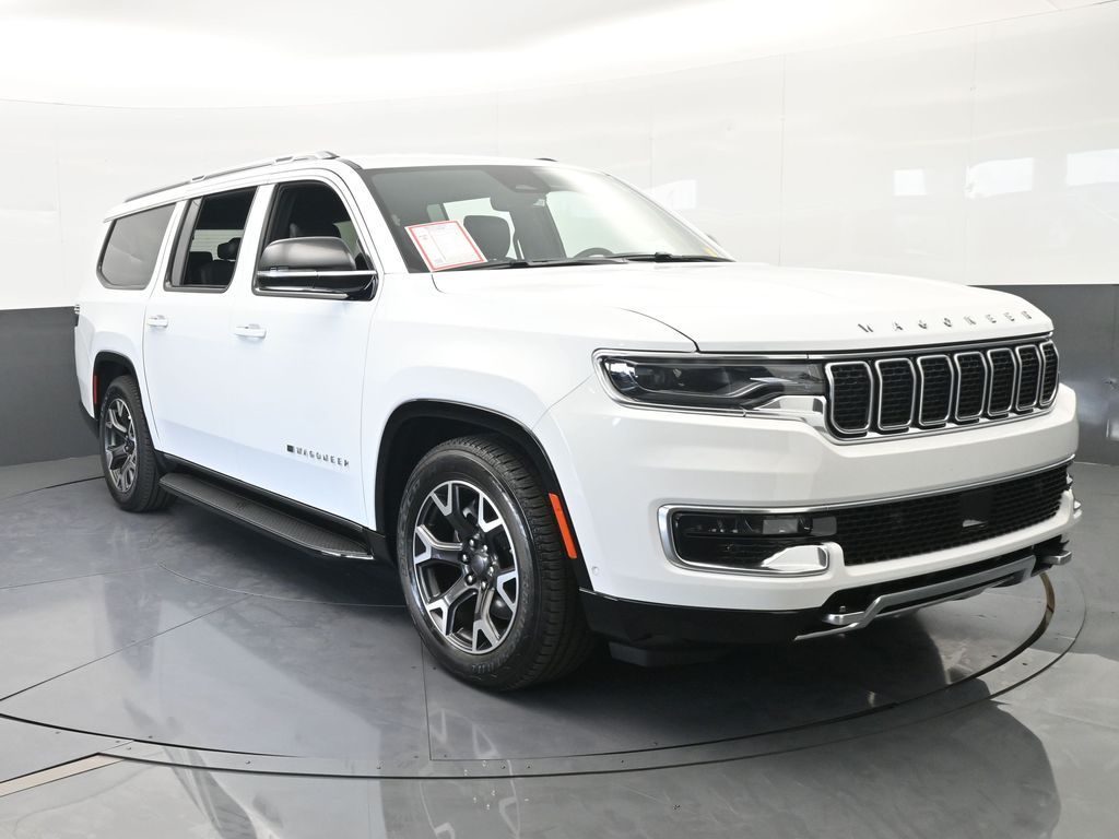 Used 2023 Bright White Clearcoat Jeep Series III image 4