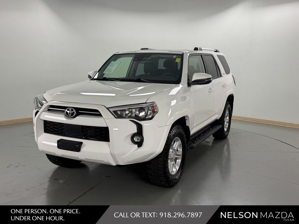 Super White 2021 Toyota 4Runner SUV / Crossover Four-Wheel Drive 5-Speed Automatic Overdrive