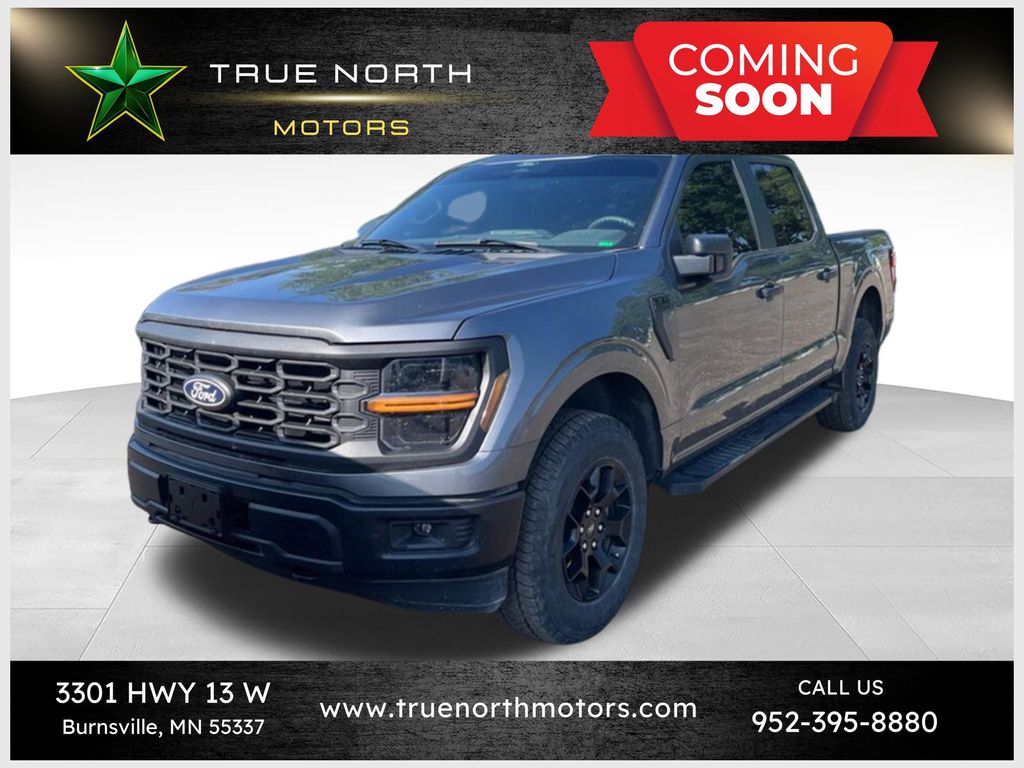 Black (Charcoal) 2024 Ford F-150 Pickup Truck Four-Wheel Drive Automatic