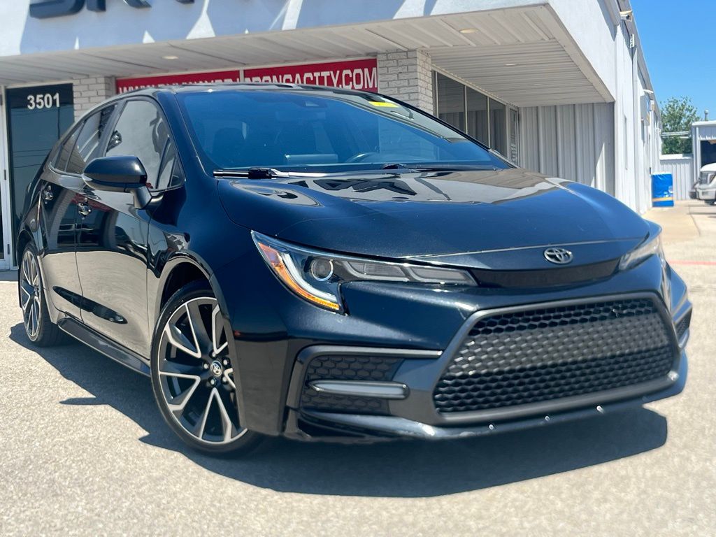 Black Sand Pearl 2022 Toyota Corolla SE FWD Sedan Front-Wheel Drive Continuously Variable Transmission