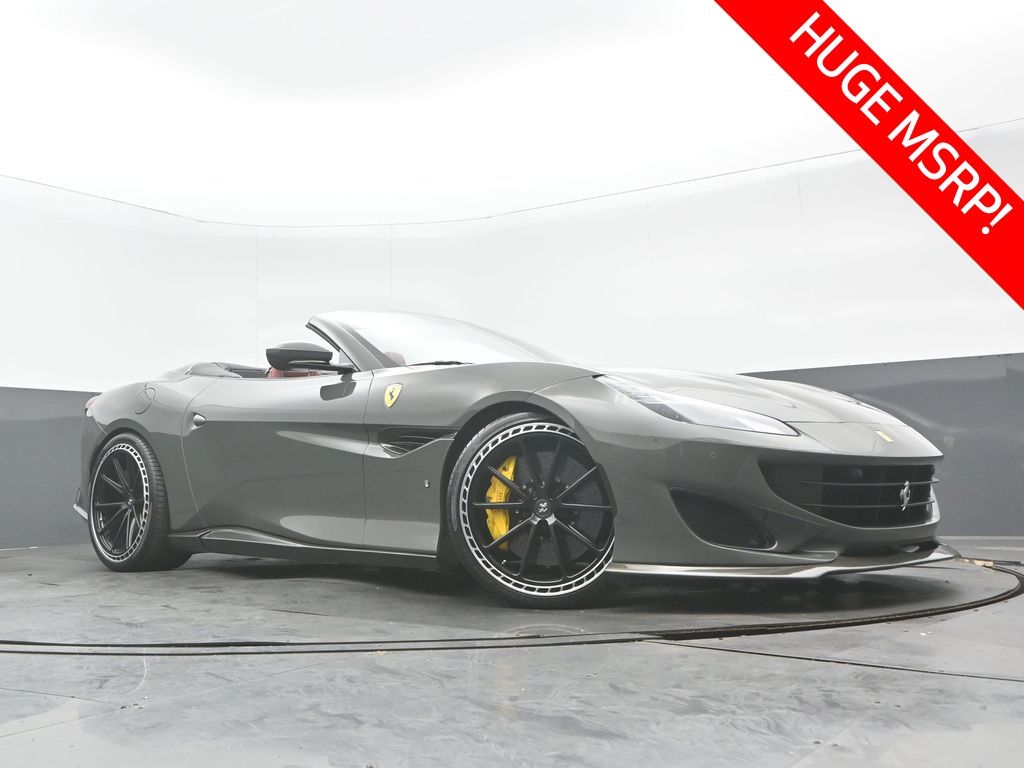 Grigio Scuro 2020 Ferrari Portofino Convertible Rear-Wheel Drive 7-Speed Automatic