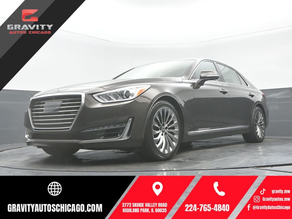 Manhattan Brown 2017 Genesis G90 Sedan Rear-Wheel Drive 8-Speed Automatic