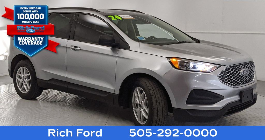 Silver Metallic 2024 Ford Edge SE AWD SUV / Crossover All-Wheel Drive 8-Speed Automatic