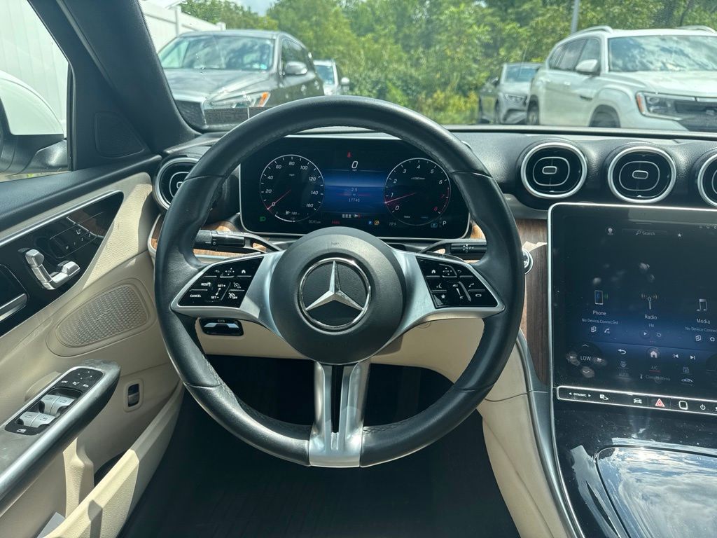 2024 Mercedes-Benz C-Class C 300 White at John Sisson Motors