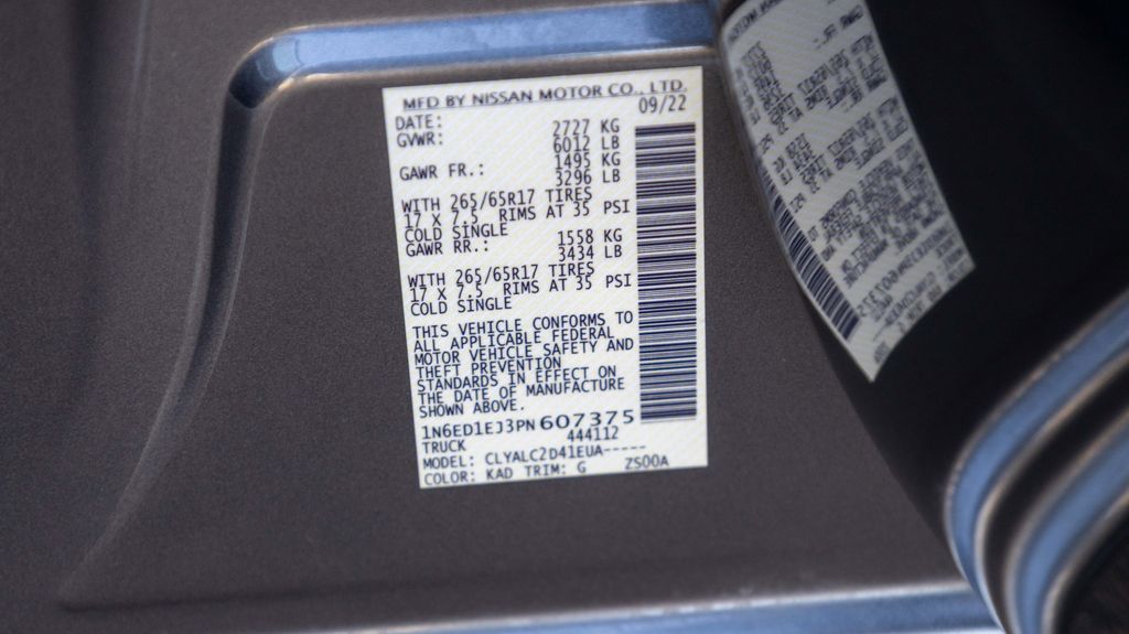 Used 2023 Nissan Frontier SV 4D Crew Cab