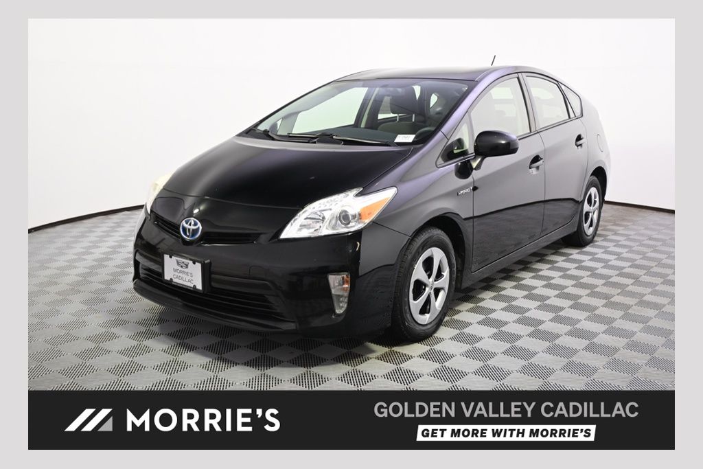 Black 2013 Toyota Prius Hatchback Front-Wheel Drive Continuously Variable Transmission