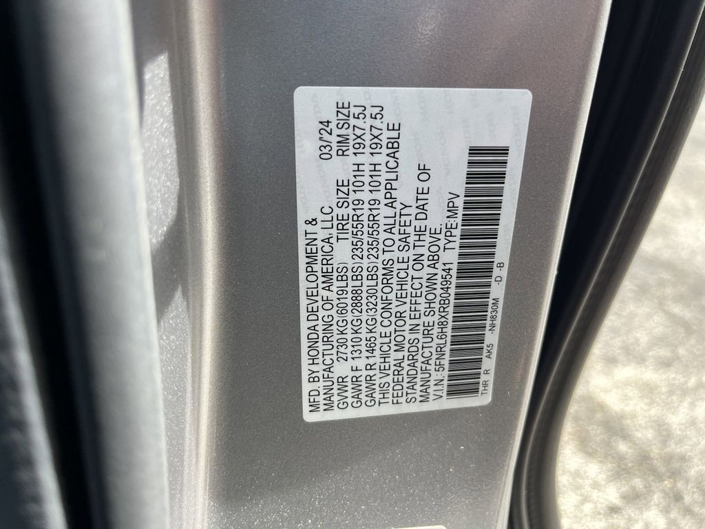 2024 Honda Odyssey Touring 23