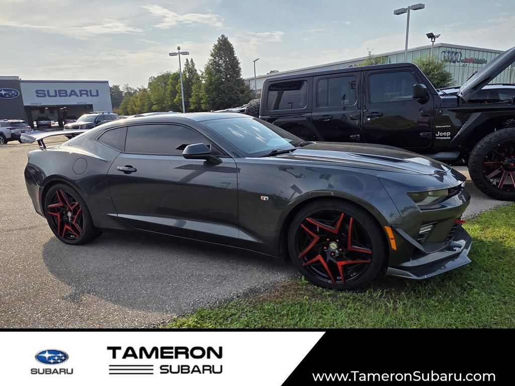 Nightfall Gray Metallic 2016 Chevrolet Camaro Coupe Rear-Wheel Drive 8-Speed Automatic