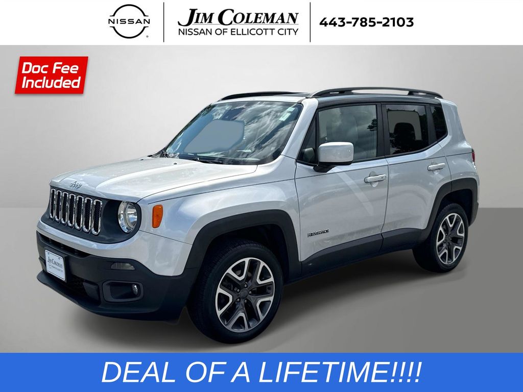Glacier Metallic 2016 Jeep Renegade SUV / Crossover Four-Wheel Drive 9-Speed Automatic