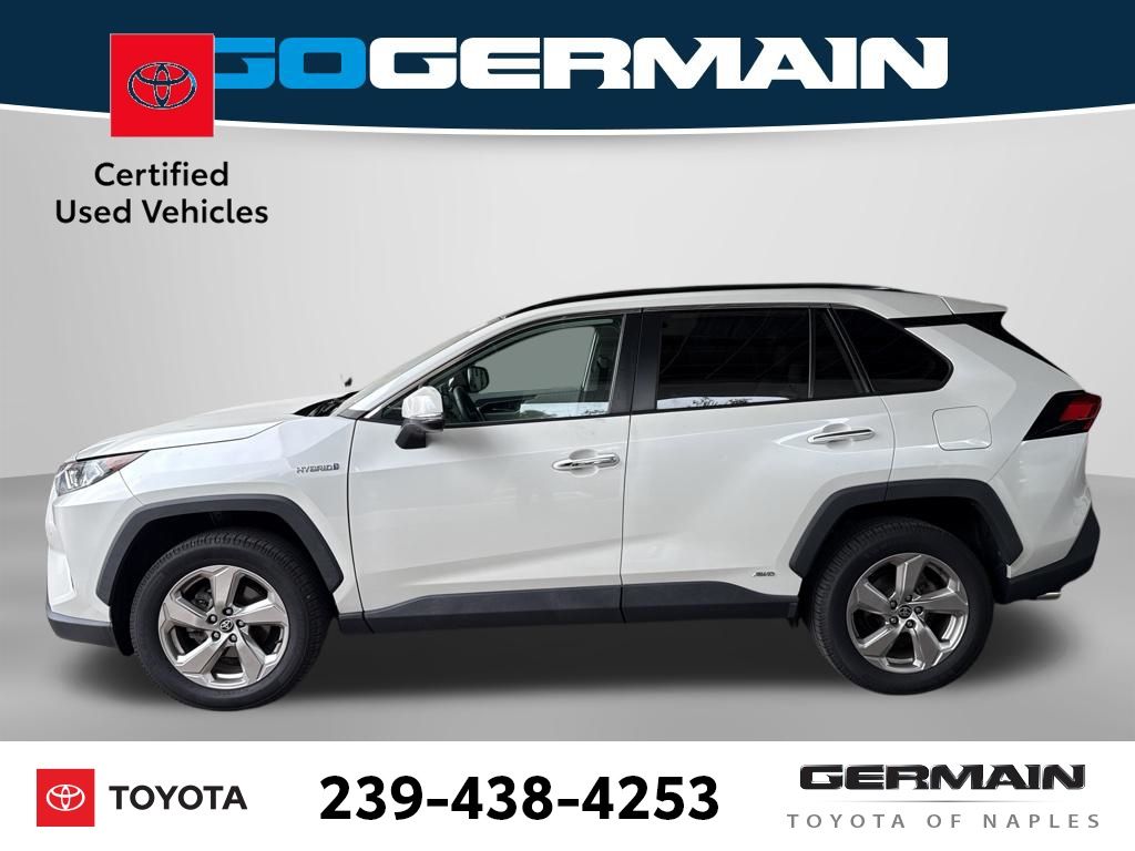 Certified Used 2021 White Toyota Limited image 2