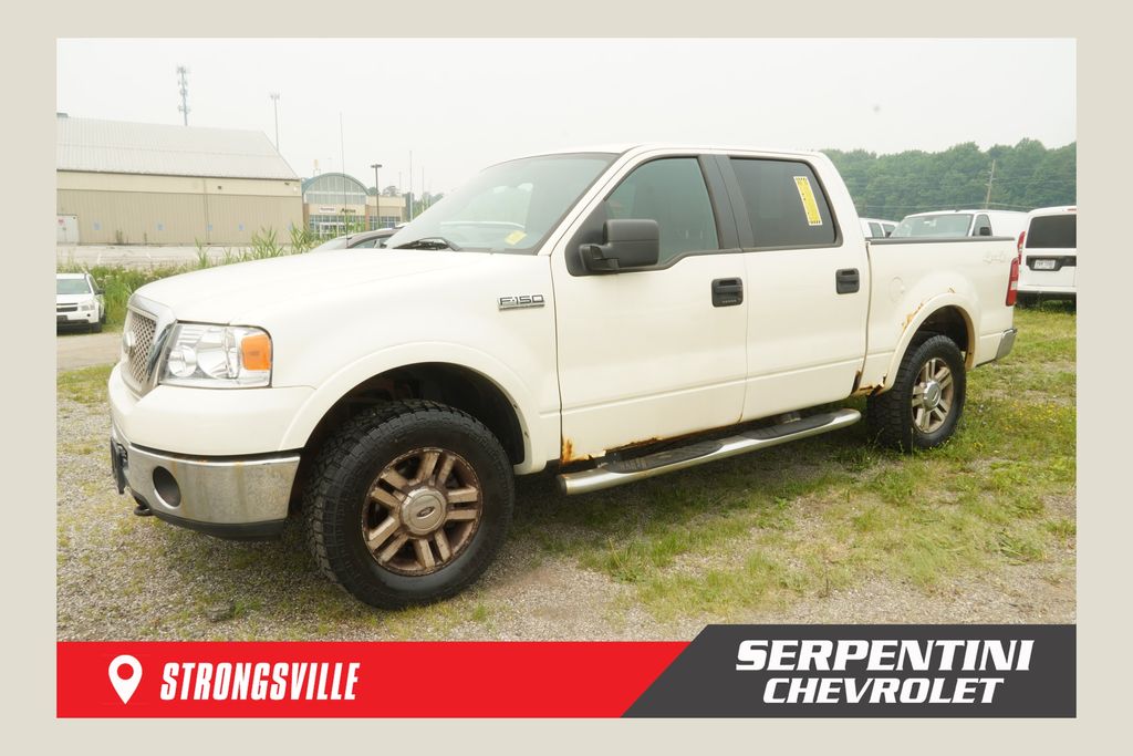 White 2008 Ford F-150 Pickup Truck 4-Speed Automatic Overdrive