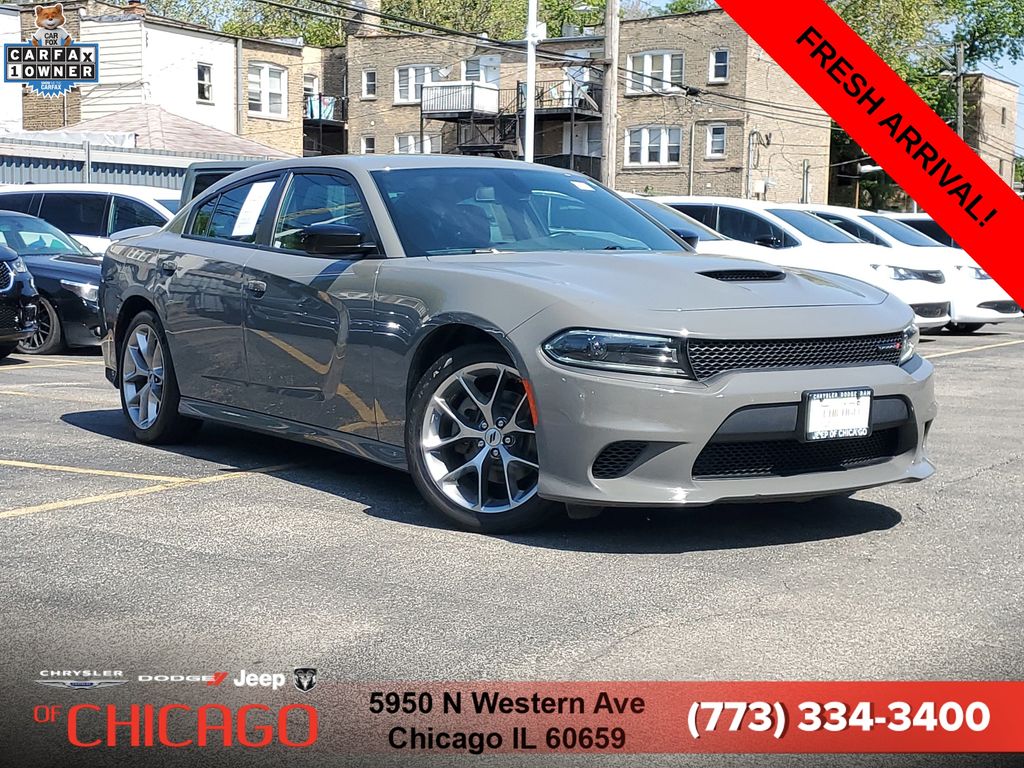 Destroyer Gray Clearcoat 2023 Dodge Charger GT RWD Sedan Rear-Wheel Drive 8-Speed Automatic