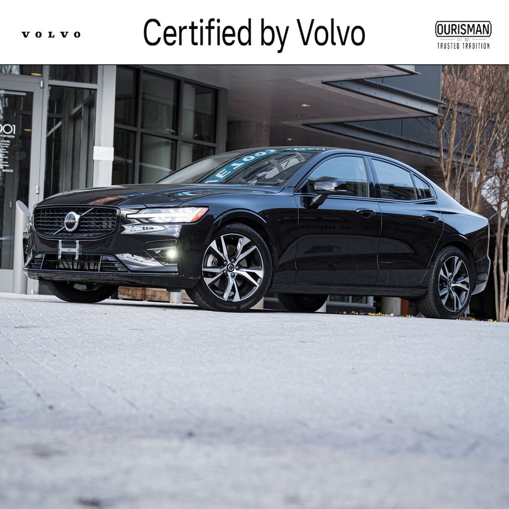 Black 2025 Volvo S60 B5 Core AWD Sedan All-Wheel Drive Automatic