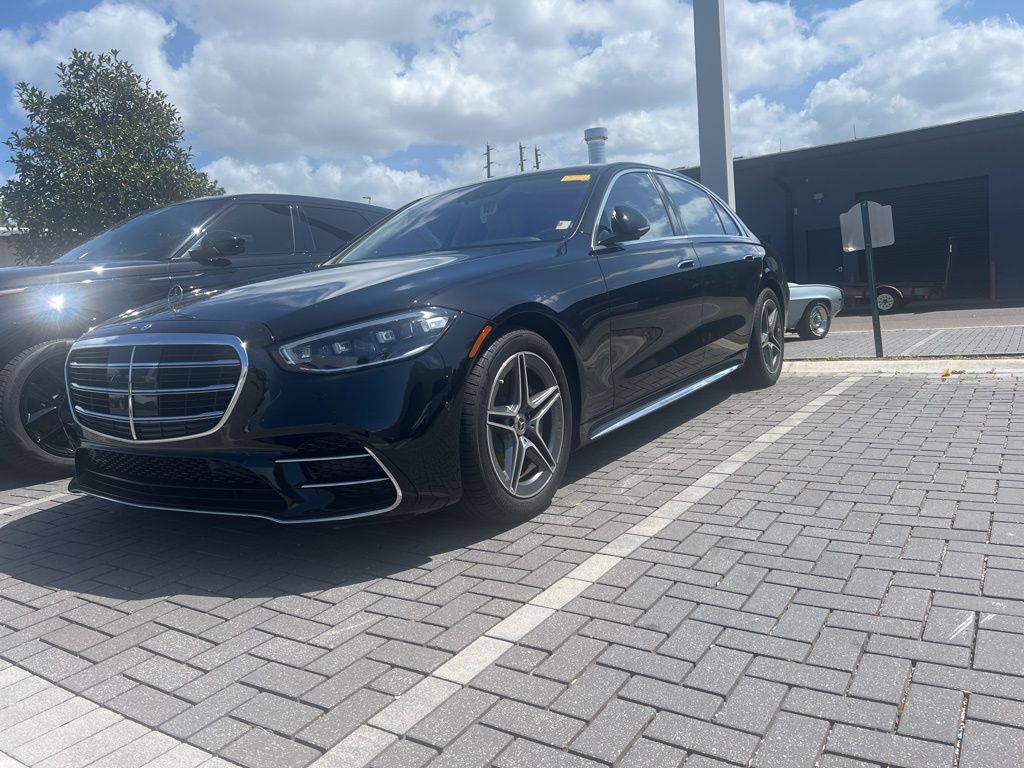 Black 2021 Mercedes-Benz S-Class S 580 Sedan 4MATIC Sedan All-Wheel Drive 9-Speed Automatic