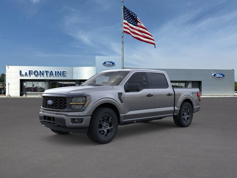 Gray 2026 Ford F-150 STX 4dr SuperCrew 4WD Pickup Truck Four-Wheel Drive Automatic