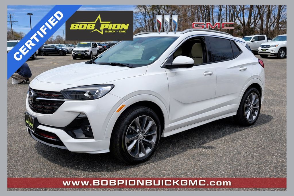 White Frost Tricoat 2021 Buick Encore GX Essence AWD SUV / Crossover All-Wheel Drive 9-Speed Automatic