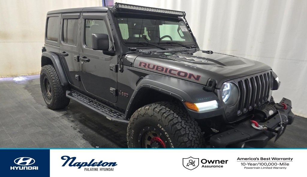 Gray (Granite Crystal Metallic Clearcoat) 2020 Jeep Wrangler Unlimited Rubicon 4WD SUV / Crossover Four-Wheel Drive 8-Speed Automatic
