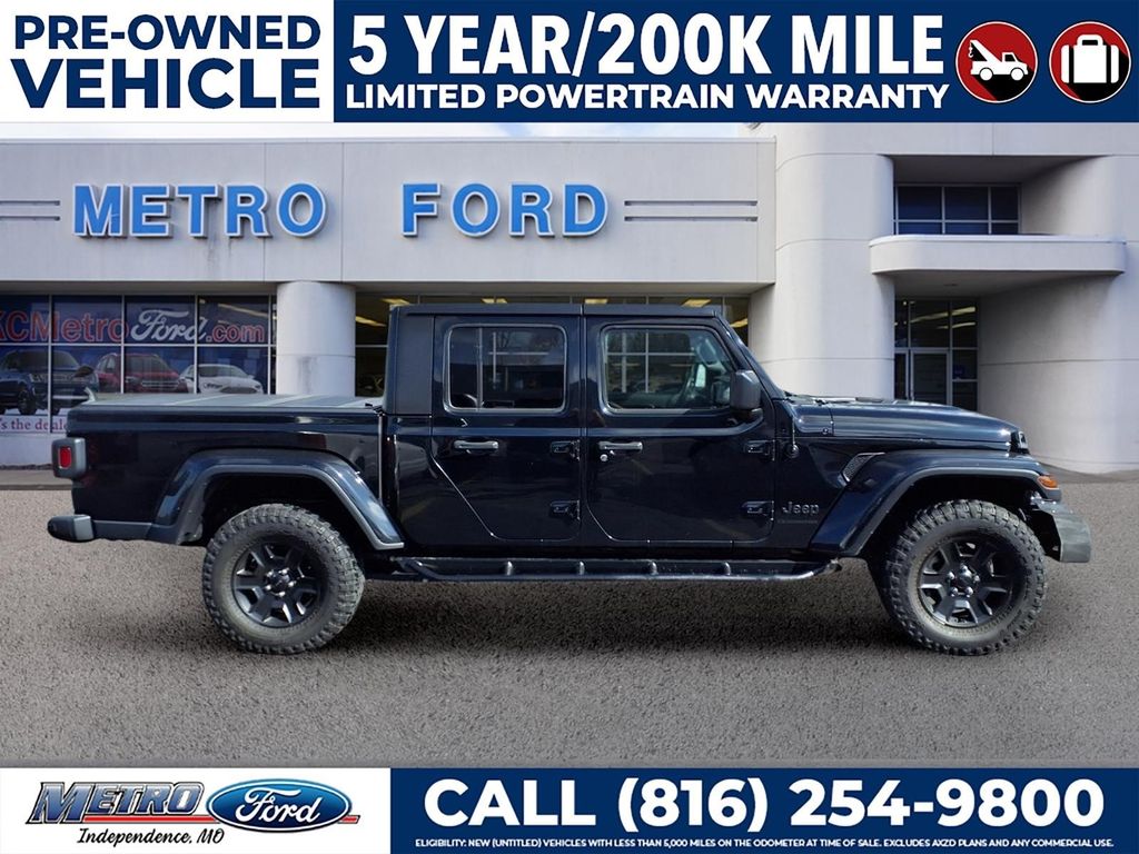 Used 2021 Jeep Gladiator Sport S with VIN 1C6HJTAG6ML536007 for sale in Kansas City