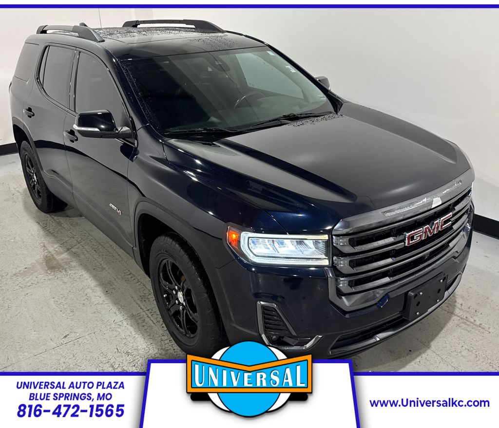 Blue 2021 GMC Acadia SUV / Crossover Four-Wheel Drive 9-Speed Automatic