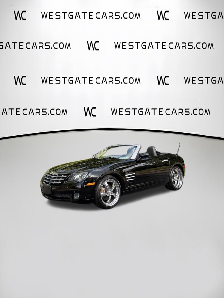 Black 2005 Chrysler Crossfire Convertible Rear-Wheel Drive 5-Speed Automatic