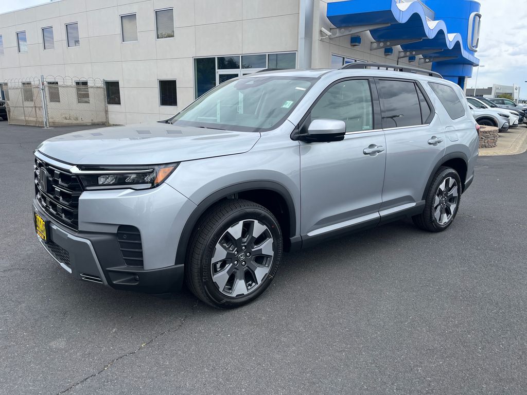 Solar Silver Metallic 2026 Honda Pilot Elite AWD SUV / Crossover All-Wheel Drive Automatic