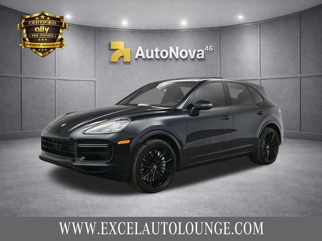 Blue 2021 Porsche Cayenne SUV / Crossover All-Wheel Drive 8-Speed Automatic