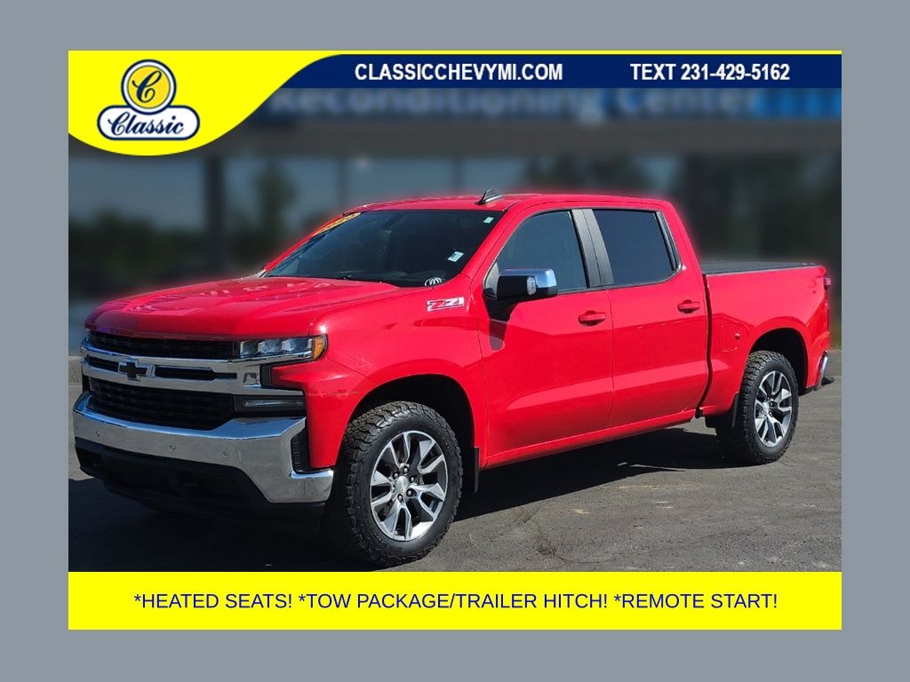 Red Hot 2020 Chevrolet Silverado 1500 Pickup Truck Four-Wheel Drive 8-Speed Automatic