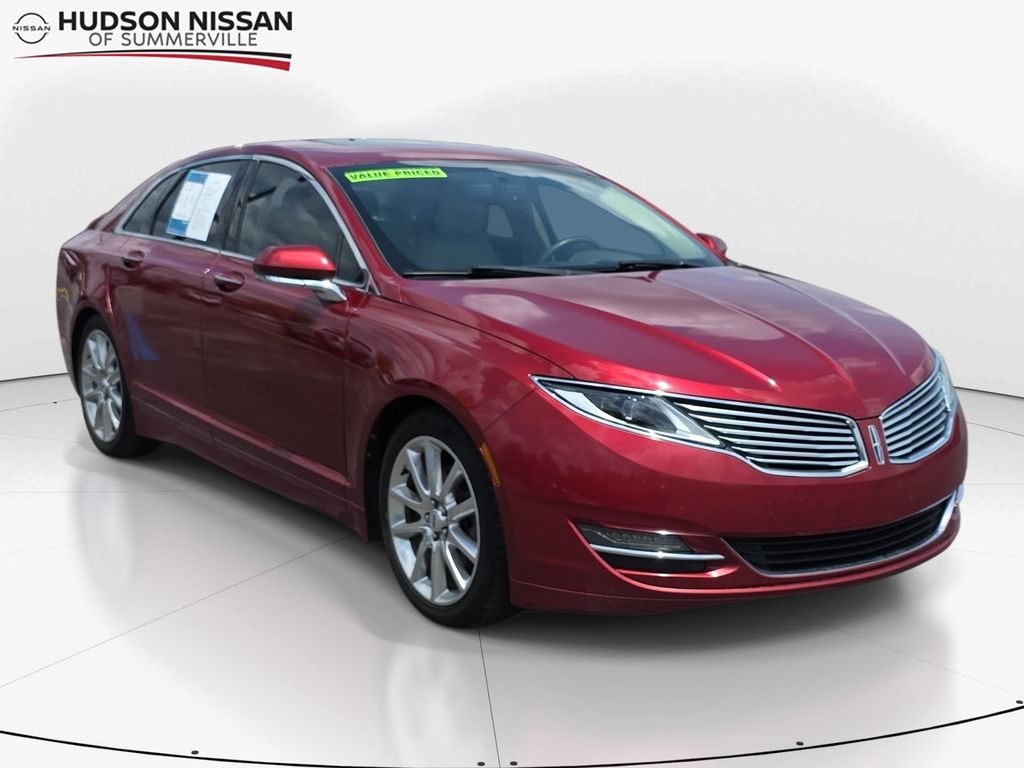 Ruby Red Metallic 2014 Lincoln MKZ Sedan Front-Wheel Drive 6-Speed Automatic