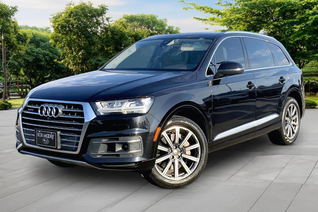 Orca Black Metallic 2018 Audi Q7 SUV / Crossover  8-Speed Automatic