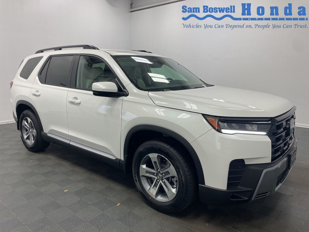 Platinum White Pearl 2026 Honda Pilot EX-L FWD SUV / Crossover Front-Wheel Drive Automatic