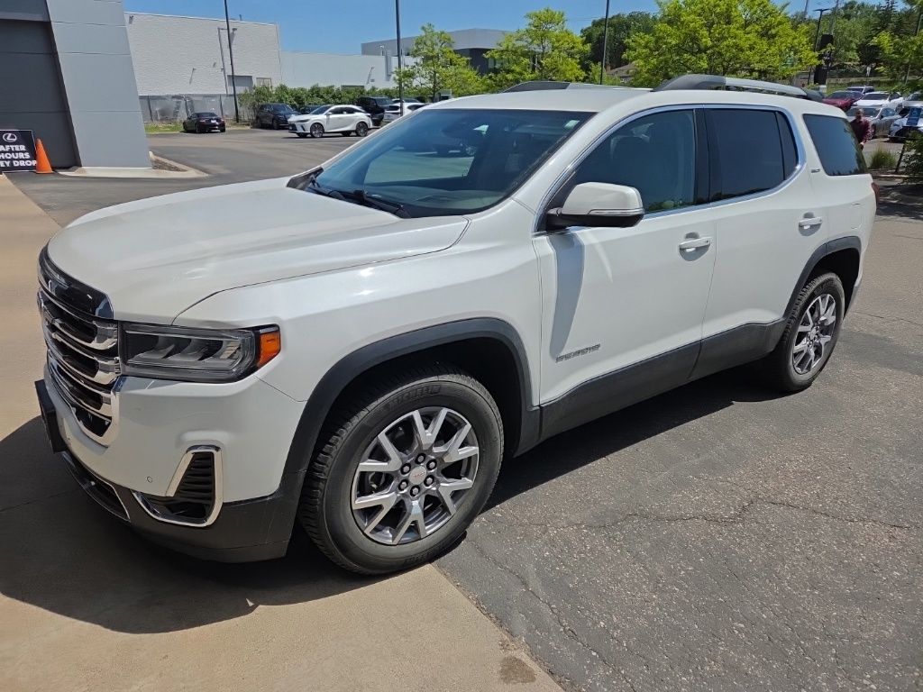 White Frost Tricoat 2020 GMC Acadia SUV / Crossover Four-Wheel Drive 9-Speed Automatic
