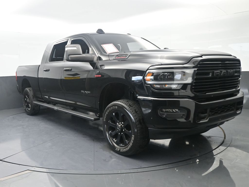 Used 2024 Diamond Black Crystal Pearlcoat Ram Laramie image 9