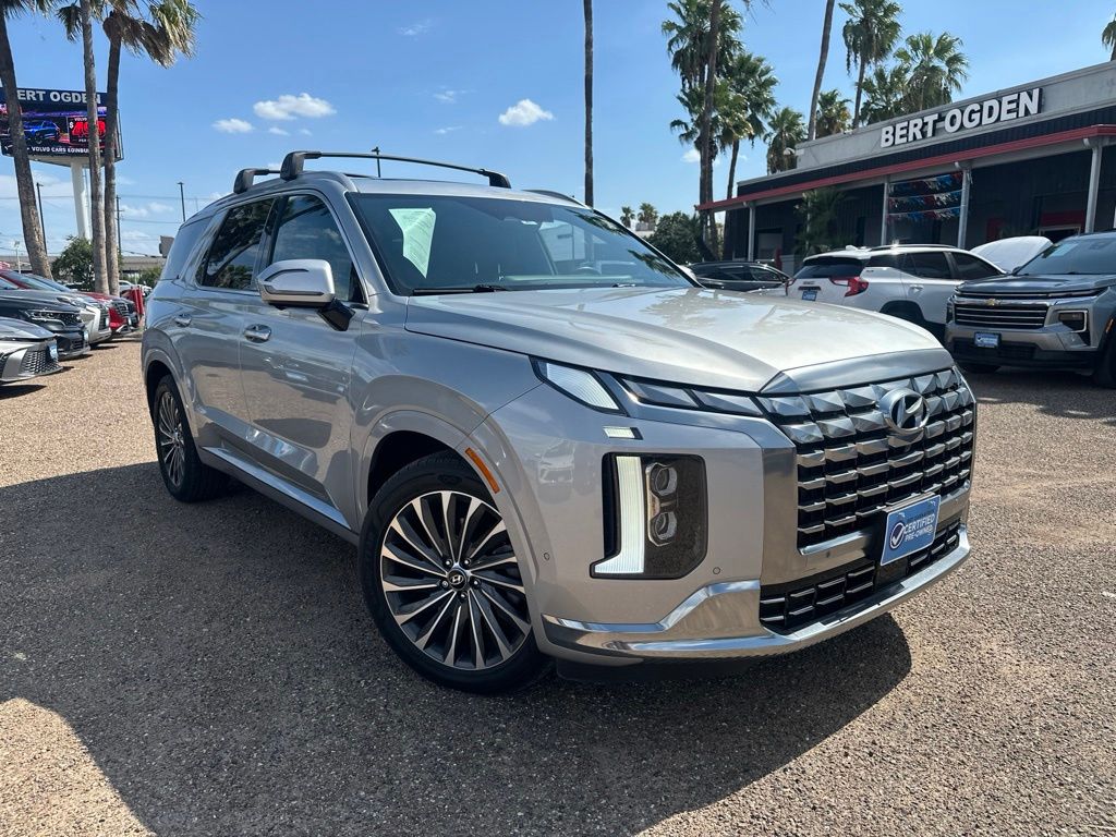 Typhoon Silver 2023 Hyundai Palisade SUV / Crossover Front-Wheel Drive 8-Speed Automatic