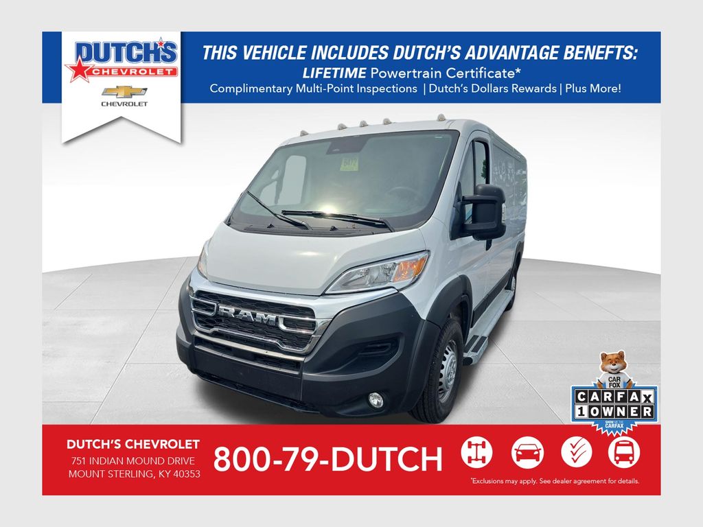 Bright White Clearcoat 2025 RAM ProMaster Van Front-Wheel Drive 9-Speed Automatic
