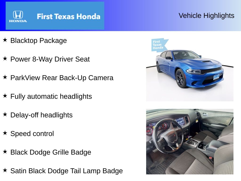 Used Car 2023 Dodge Charger  Gt For Sale Under $30,000 In Austin, Texas