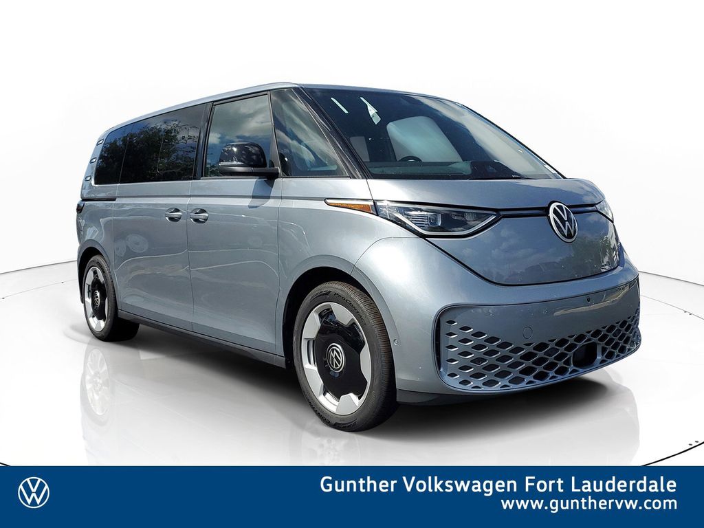 Silver 2025 Volkswagen ID.Buzz Pro S RWD Minivan Rear-Wheel Drive Automatic