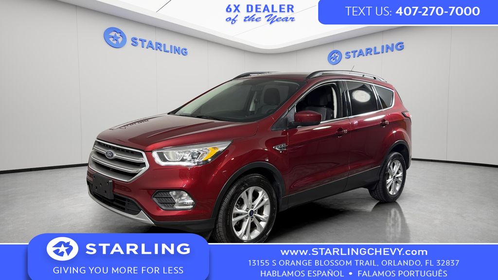 Ruby Red Metallic 2017 Ford Escape SUV / Crossover Front-Wheel Drive 6-Speed Automatic