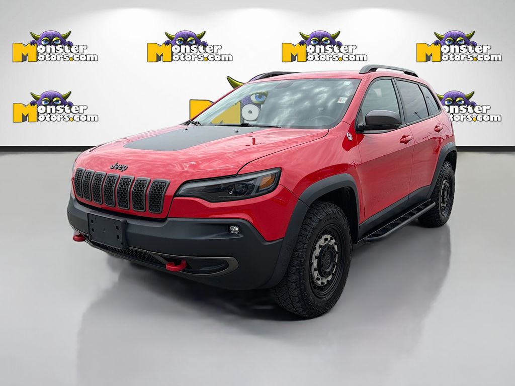 Firecracker Red Clearcoat 2019 Jeep Cherokee Trailhawk 4WD SUV / Crossover Four-Wheel Drive 9-Speed Automatic