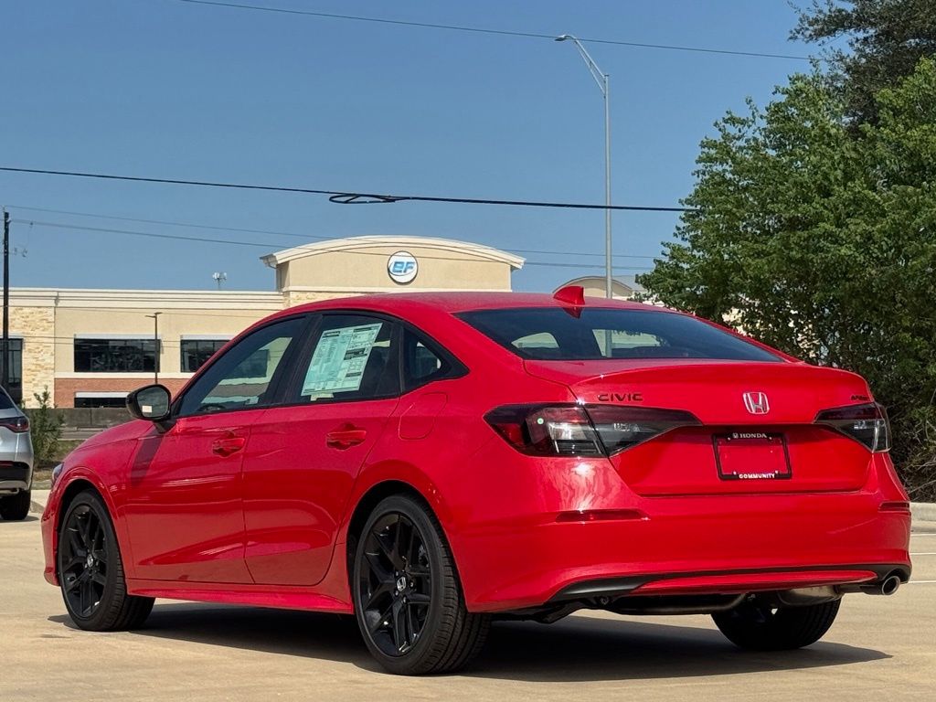 2026 Honda Civic Sport Red at Community Honda
