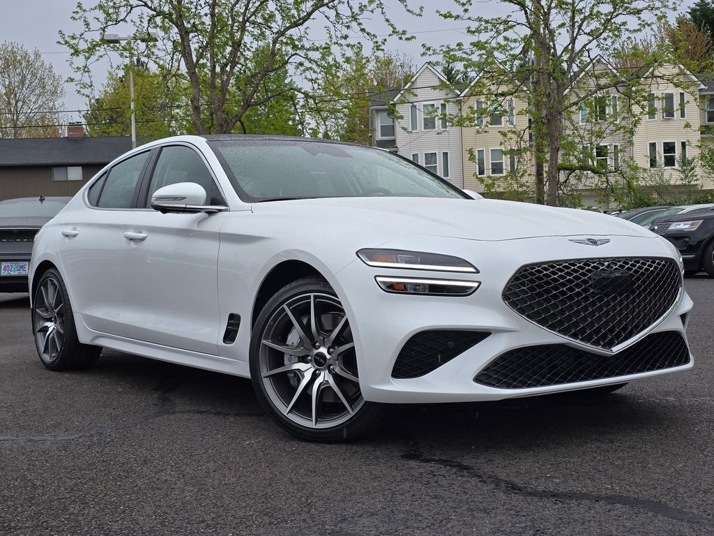 Uyuni White 2026 Genesis G70 2.5T Prestige AWD Sedan All-Wheel Drive 8-Speed Automatic
