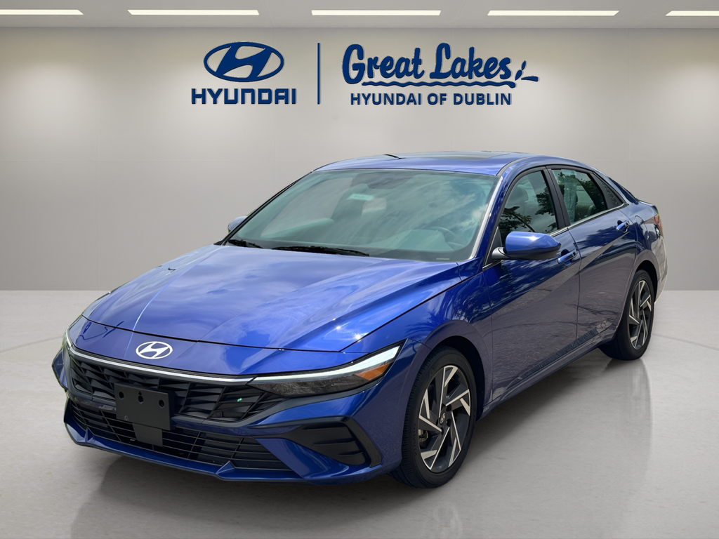 Intense Blue 2025 Hyundai Elantra Sedan Front-Wheel Drive Continuously Variable Transmission