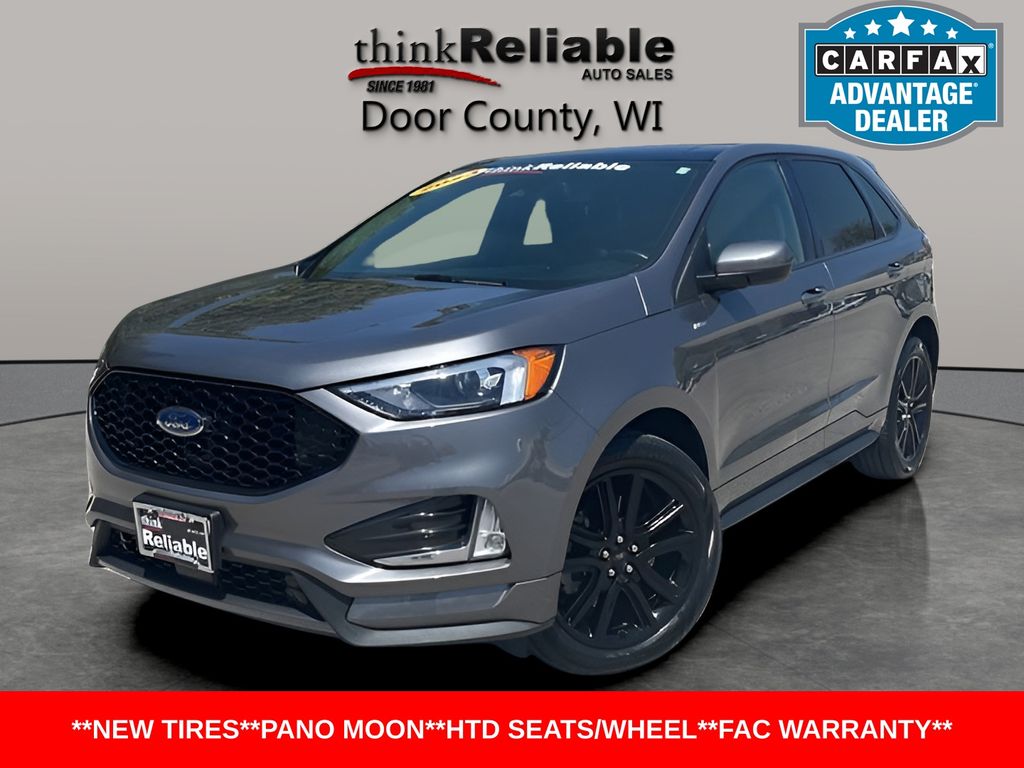Carbonized Gray Metallic 2023 Ford Edge SUV / Crossover All-Wheel Drive 8-Speed Automatic