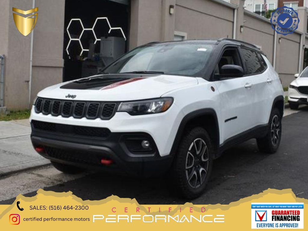 Bright White Clearcoat 2025 Jeep Compass SUV / Crossover Four-Wheel Drive 8-Speed Automatic
