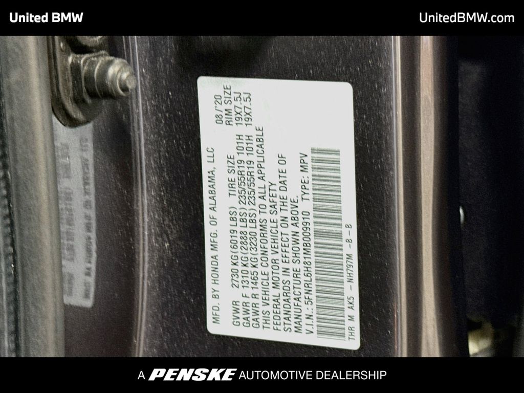 Thumbnail: 2021 Honda Odyssey - 23