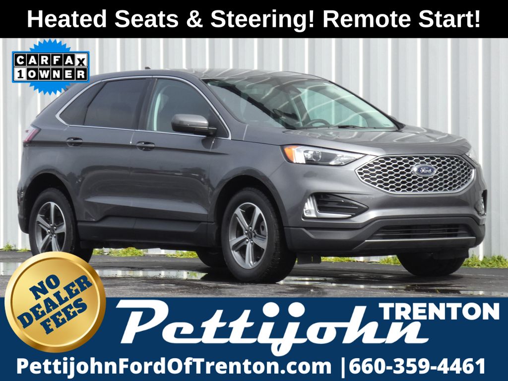 Gray Metallic 2023 Ford Edge SEL AWD SUV / Crossover All-Wheel Drive 8-Speed Automatic