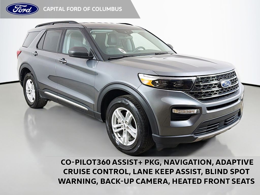 Carbonized Gray Metallic 2024 Ford Explorer SUV / Crossover All-Wheel Drive Automatic